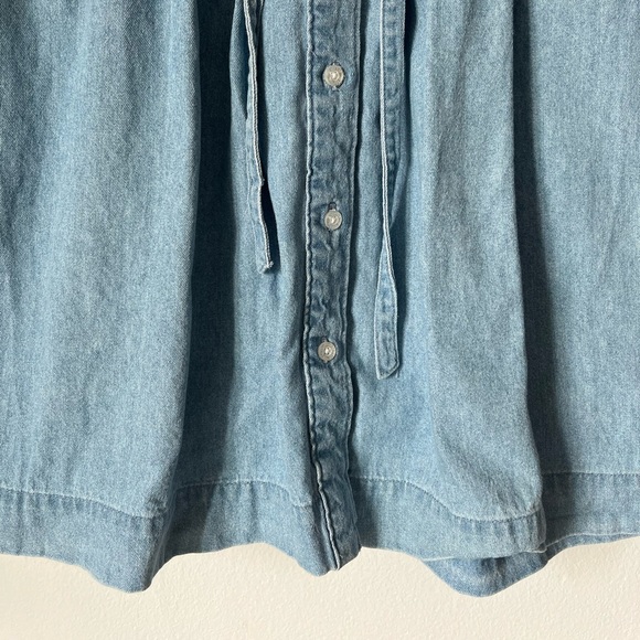 Alfred Sung denim dress 90s vintage boho - Picture 6 of 10